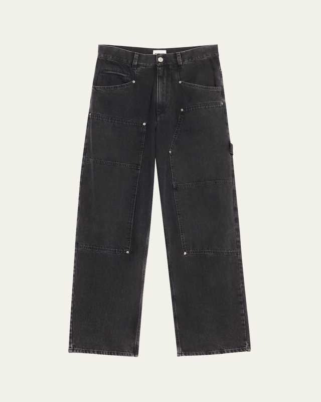 Ophra Straight-Leg Carpenter Jeans